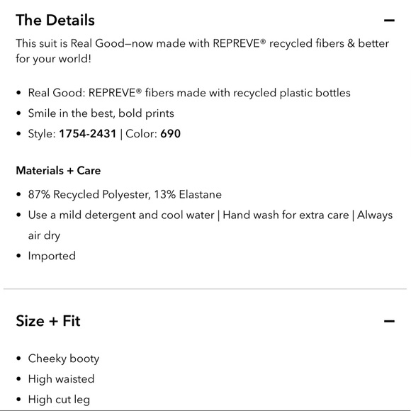 NEW Aerie floral high cut cheeky bikini bottom 🌺 - Picture 11 of 12